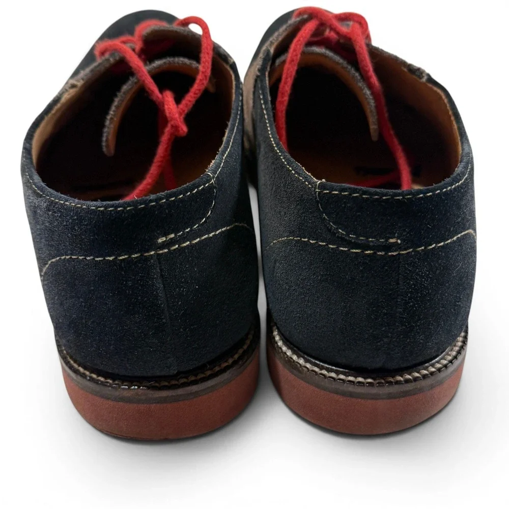 1901 Saddle Up Navy Grey Suede Oxford Shoes M23109 Mens 9.5 M